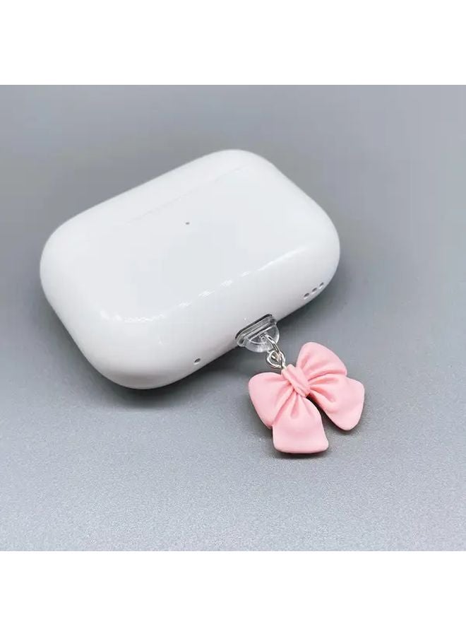 Golden Bow USB C Dust Plug Charm For iPhone Decorative Type C Port Cover - Image 5